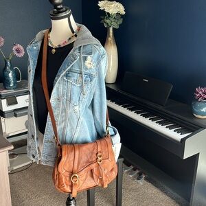 Campomaggi Brown Leather Shoulder Bag